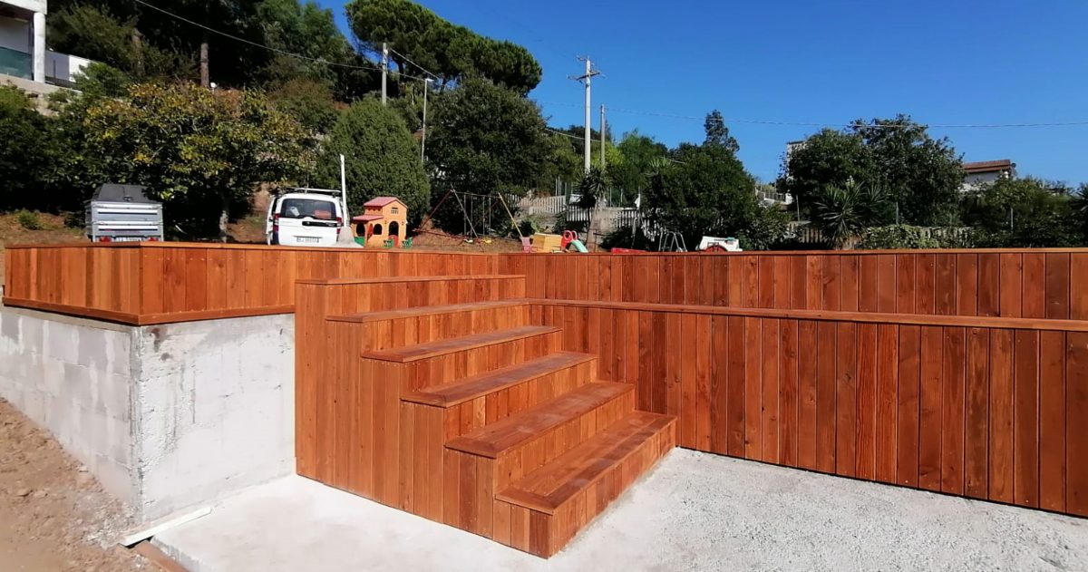 Robywood.it costruzioni in legno scala piscina